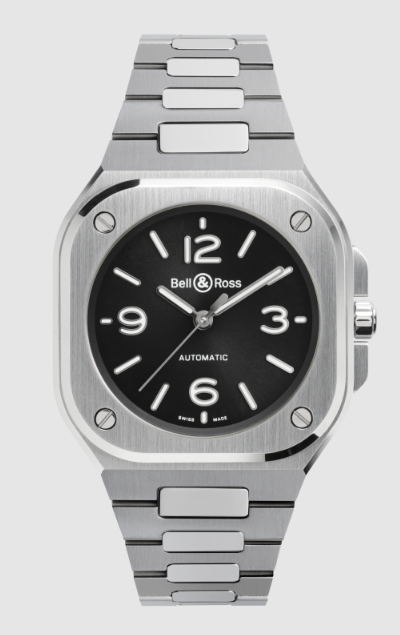 Review Bell and Ross BR 05 Replica Watch BR-05 36 MM BLACK STEEL BR05A-S-BL-ST/SST